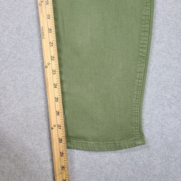 Judy Blue Pants Women 11/30 Green Garment Dyed Pockets Drawstring - Picture 14 of 15